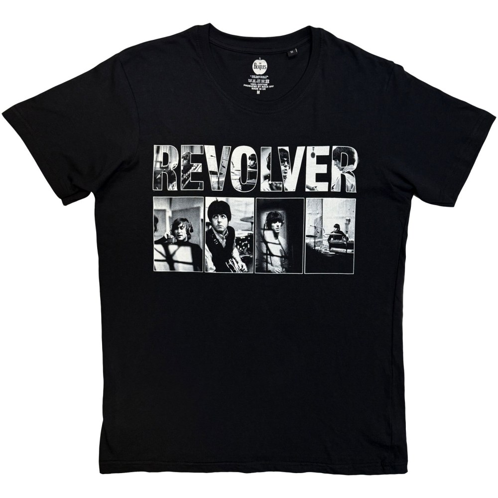 The Beatles - Revolver Portraits Herren TShirt - Schwarz